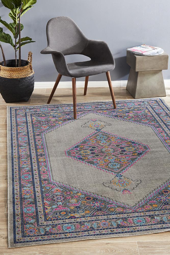 Whisper Diamond Grey Rug 230X160cm