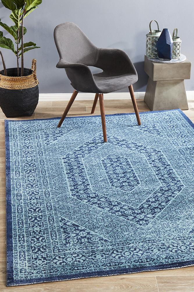 Whisper Vision Blue Rug 400X300cm