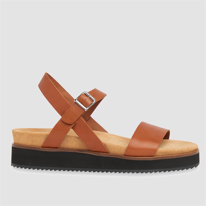 Whistles Women's Nola Footbed Sandals - Tan - UK 3