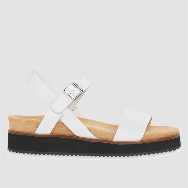 Whistles Women's Nola Footbed Sandals - White - UK 3