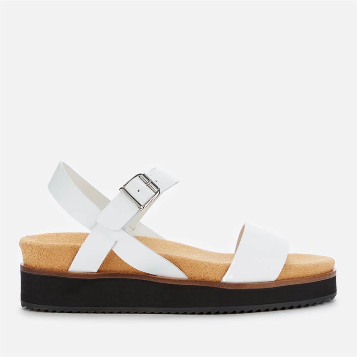 Whistles Women's Nola Footbed Sandals - White - UK 5