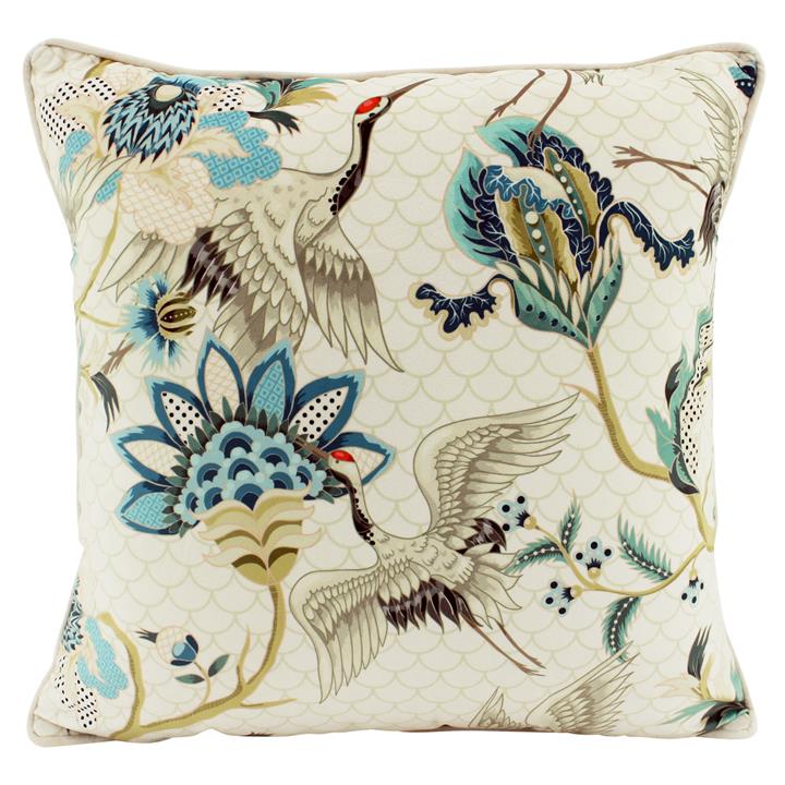 White Chino Velvet 50x50cm