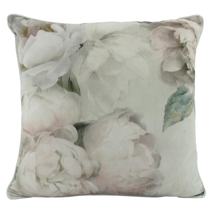 White Peony Velvet Cush 50x50