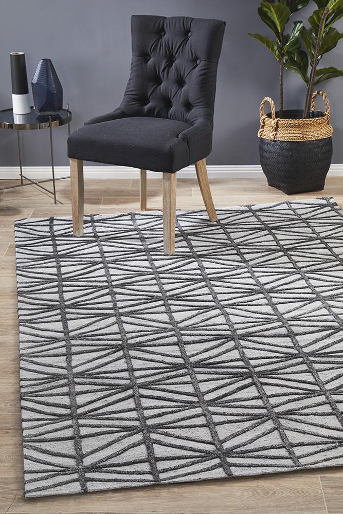 Winter Pewter Prestige Modern Rug 225X155cm
