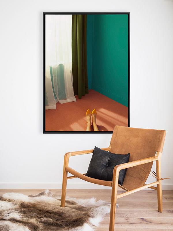 Wonderland - Oak Box Frame Canvas - 100x75 - Portrait