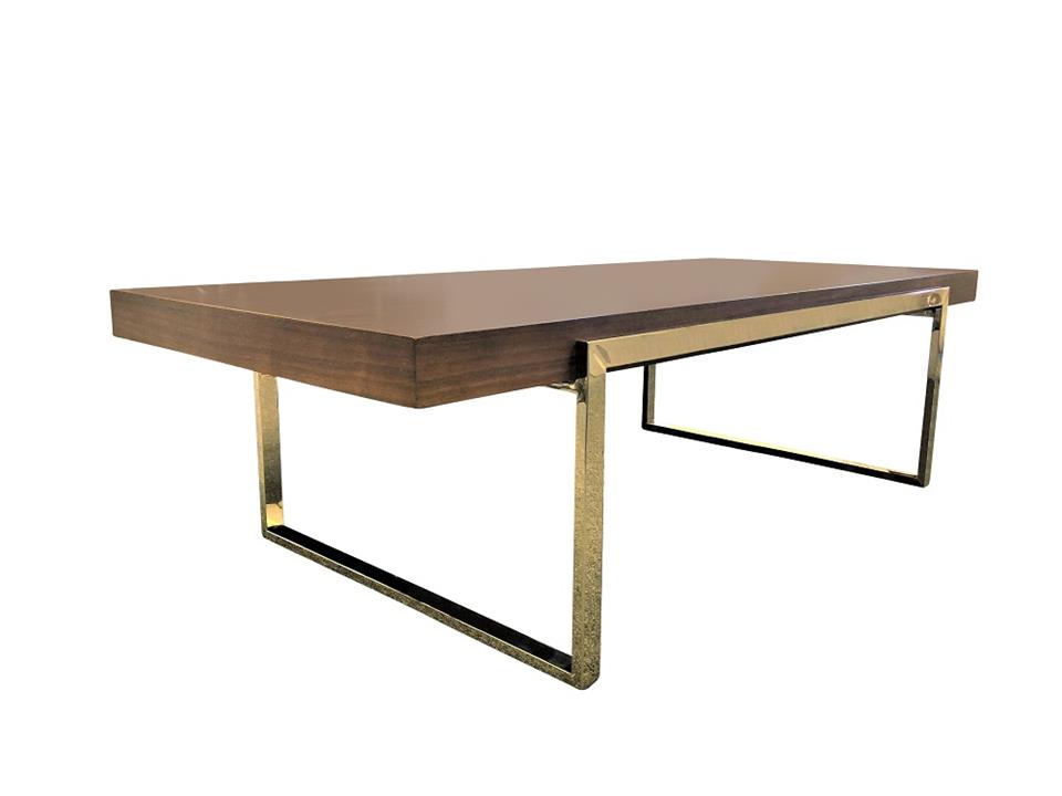 Wood & Steel Coffee Table