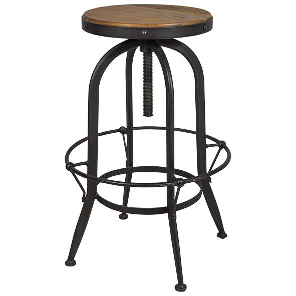 Workshop Stool Black