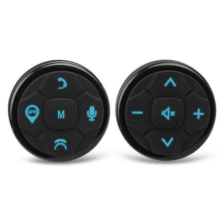 XJ - 3 2PCS�Universal�Car Steering Wheel Controllers 10-key Control Blue Backlight for DVD Player