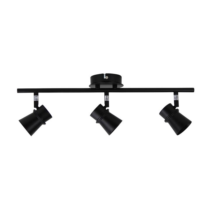 Yarra Black 3 Light Led Ready Spotlight