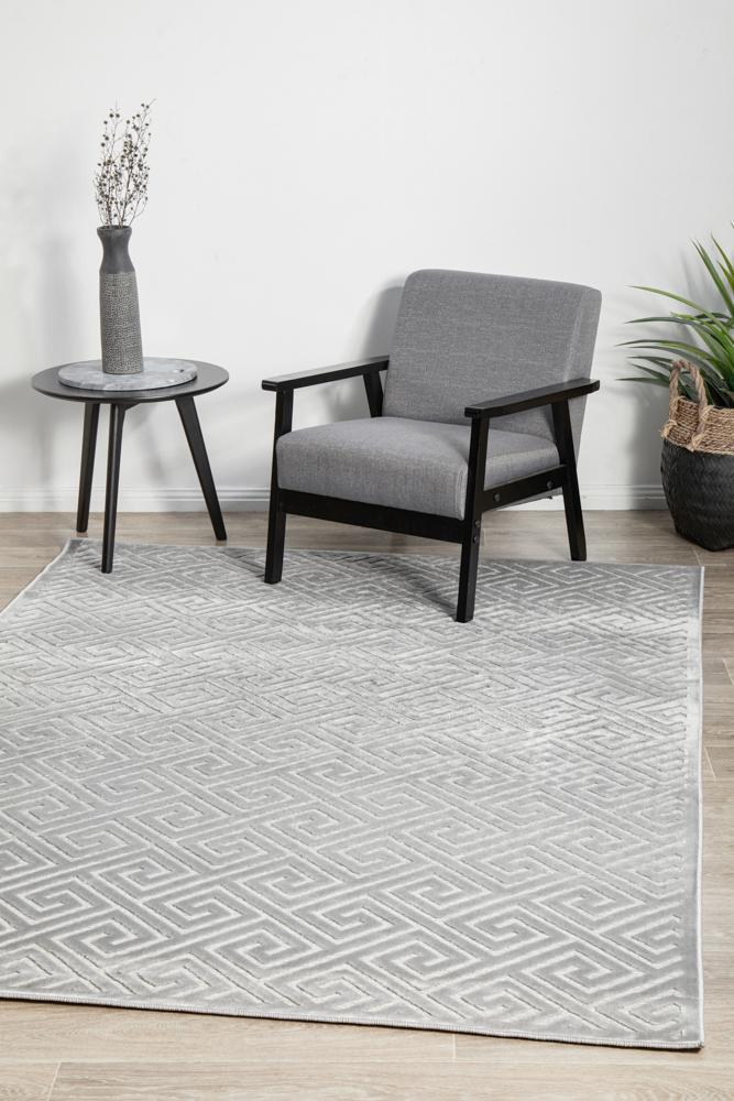 York Alice Silver Rug 330X240CM