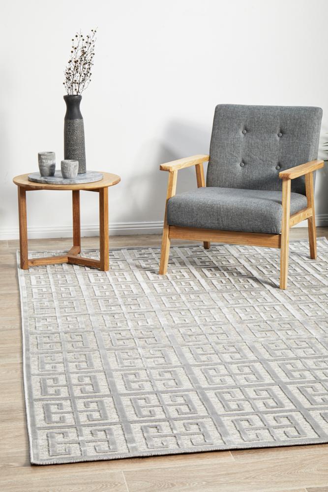 York Brenda Silver Rug 230X160CM