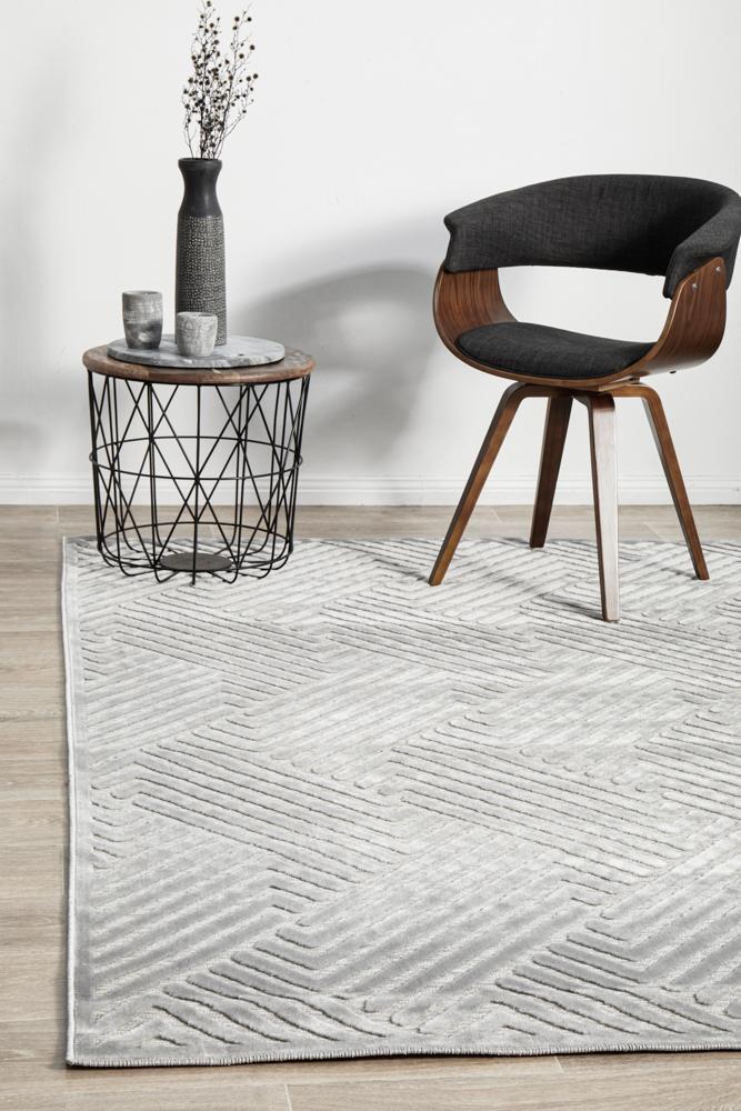 York Cindy Silver Rug 230X160CM
