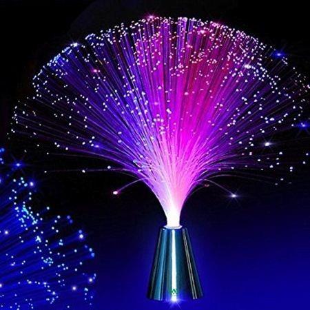 YWXLight Beautiful Romantic Color Changing LED Fiber Optic Night Light Lamp