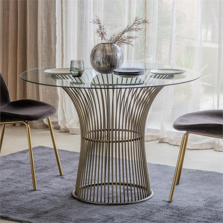 Zabel Dining Table Bronze