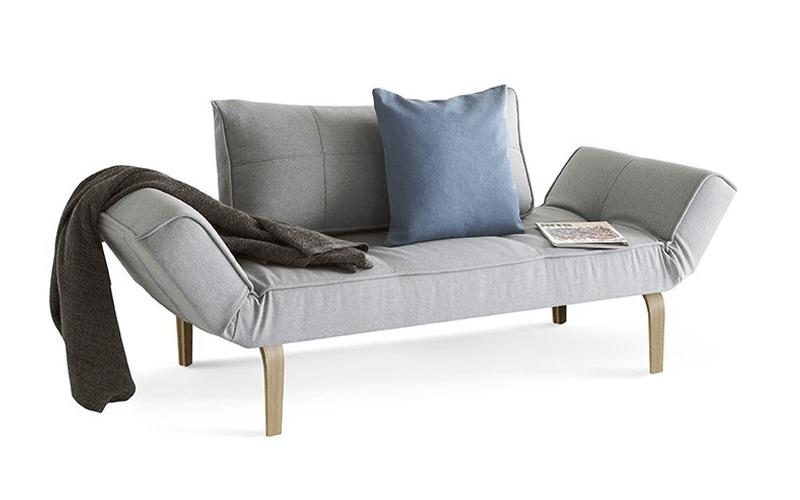 Zeal day bed with oak bow leg - innovation living