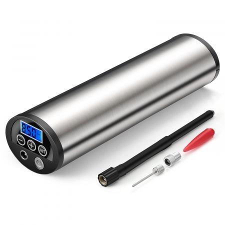 ZEEPIN AP - 101 Mini Electric Inflator with Tyre Pressure Gauge / LED Light / 4 Unit Options for Most Inflatable Items