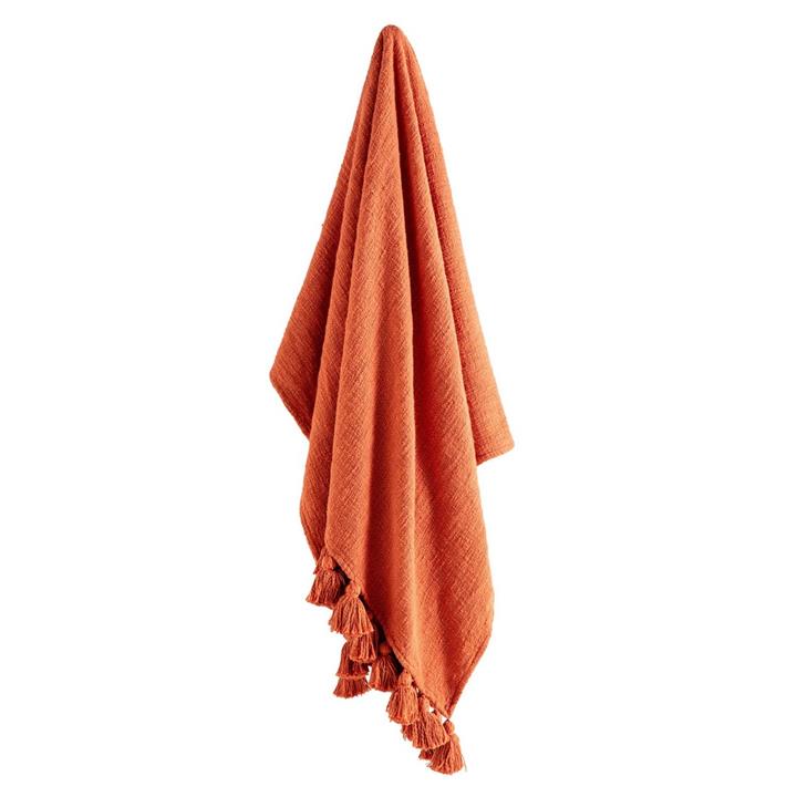 Zina Throw - Rust Rectangle