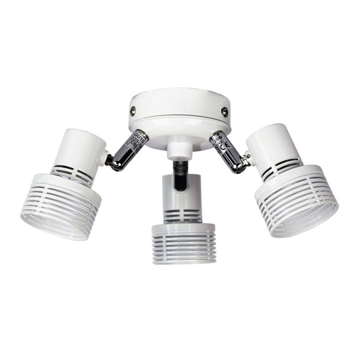 Zip Fan 3 Light White Fan Light Kit
